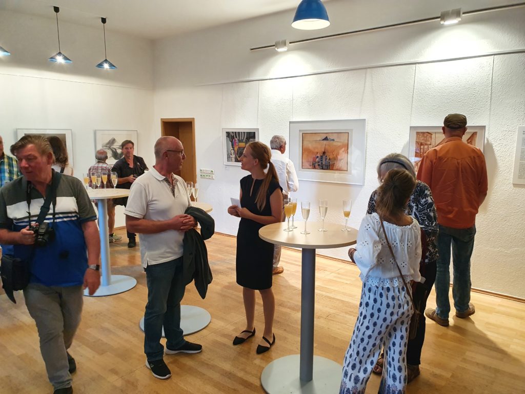 Eröffnung der Ausstellung "Von Halden und Hütten" im Kultursprudel, Eisleben am 07.09.2022